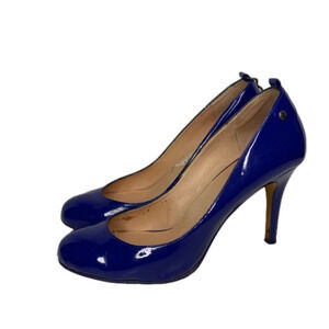 𝅺diesel‎ blue patent shoes.